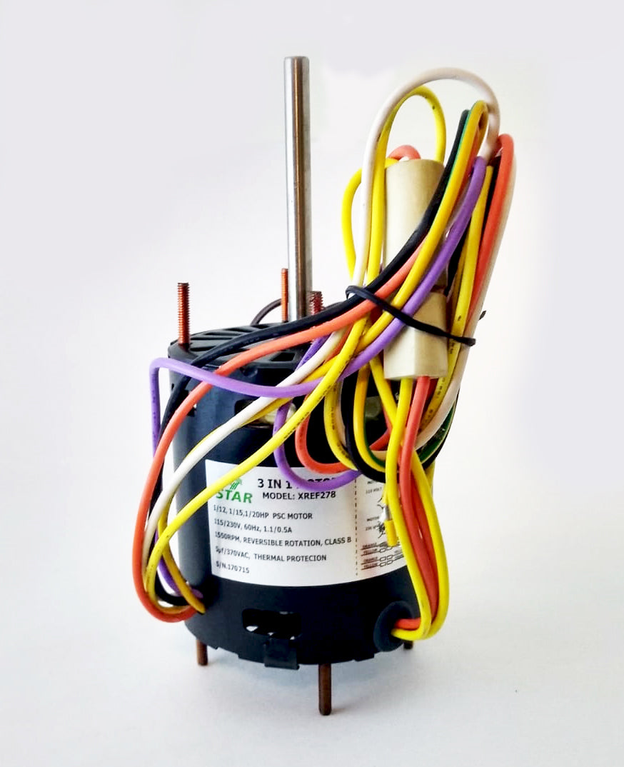 Motor 3 en 1 con Capacitor Reversible
