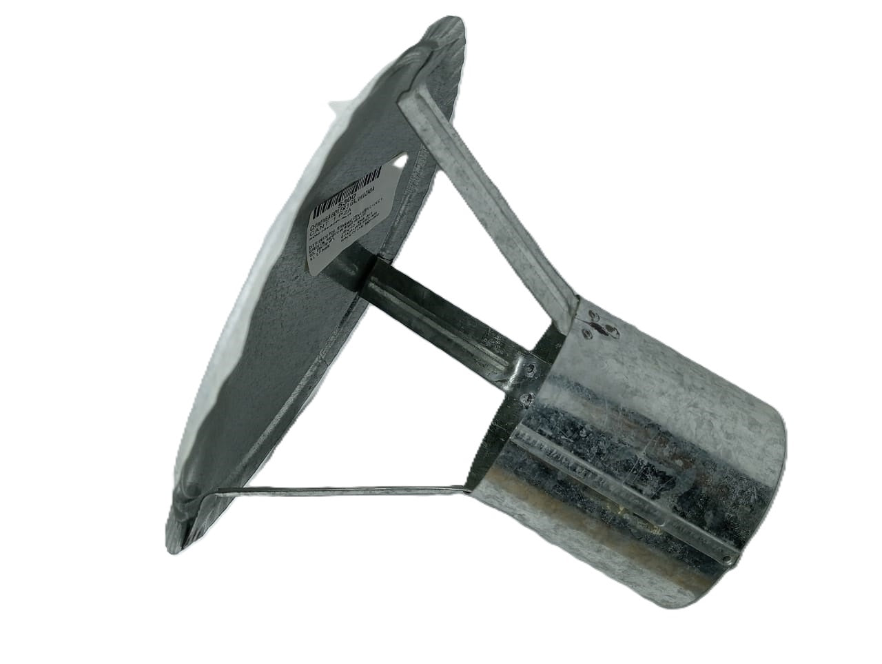 Chimenea 3" galvanizada para Boiler