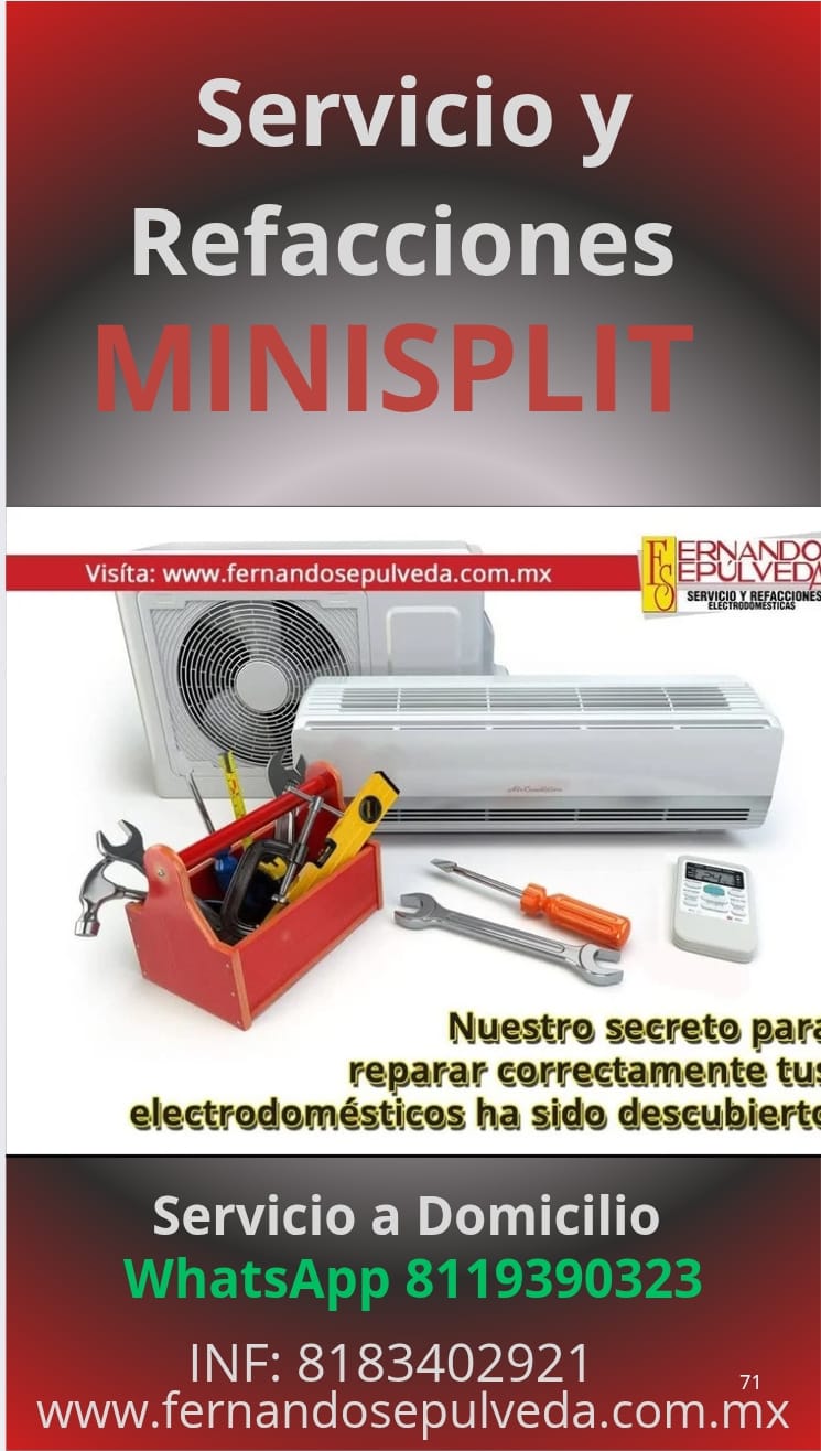 Refacciones de Minisplit Monterrey