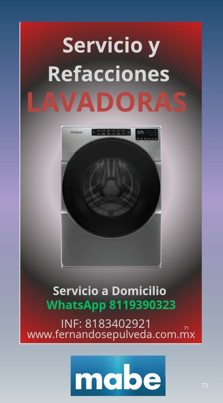 Reparación de Lavadoras Escobedo