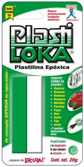 Pegamento Plastiloka verde 20 gr
