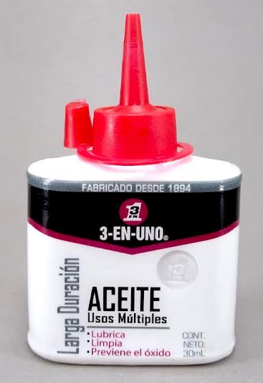 Aceite 3 en 1 bote 30 ml. chico