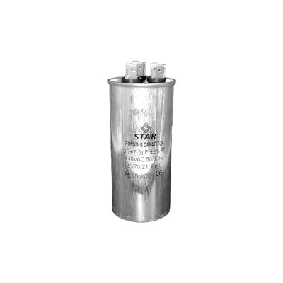 Capacitor 35 + 7.5 mfd a 440 Vac de trabajo