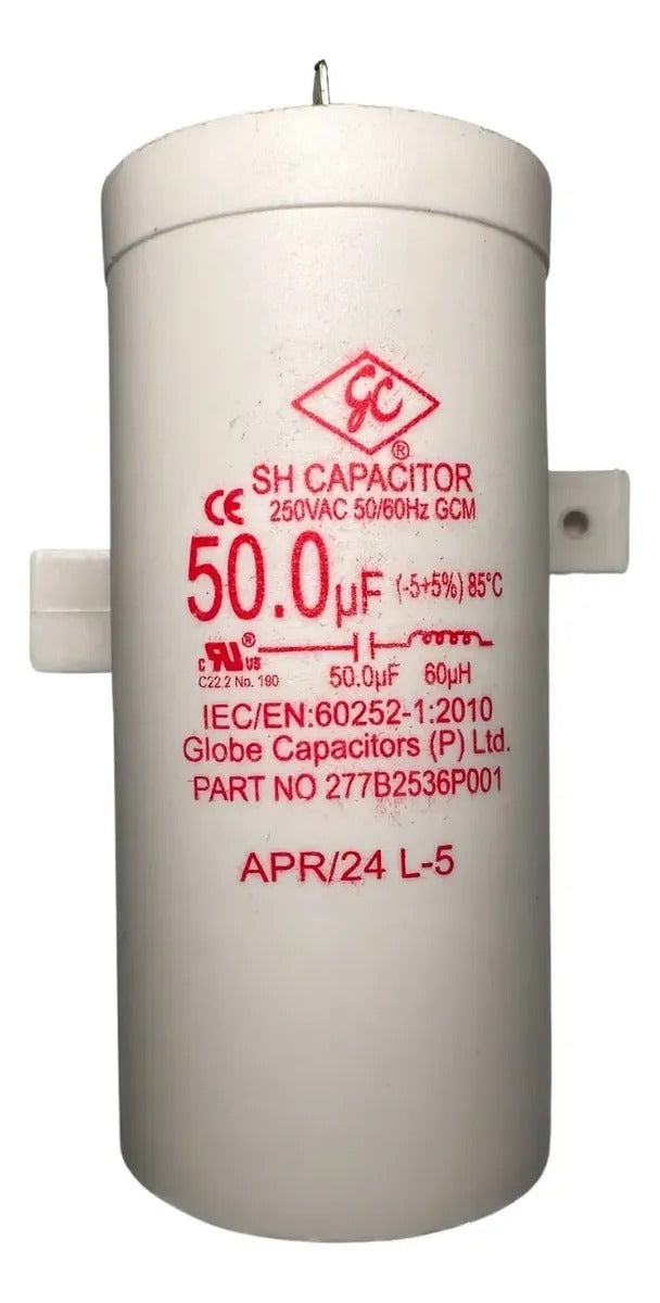 Capacitor 50 Mfd 5 + 5 a 250 Vac