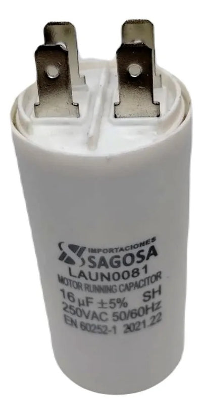 Capacitor de Trabajo 16UF A 250Vac