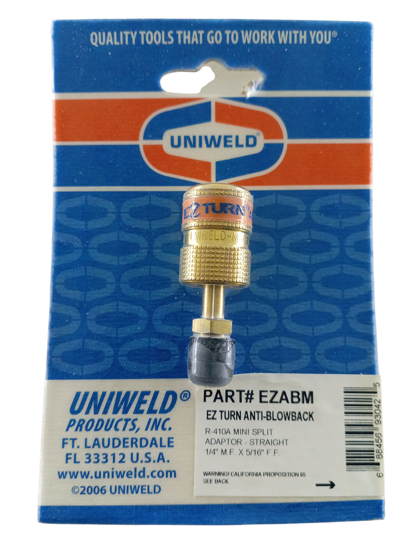 Conector rapido para Carga de Gas 5/16 - 1/4