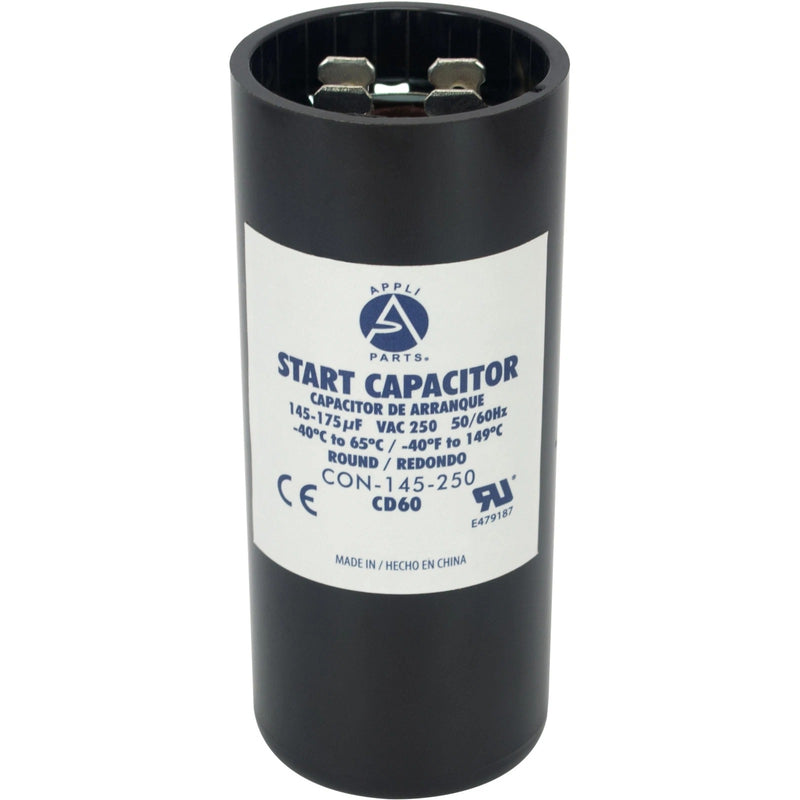 Capacitor de Arranque 145-174 Mfd 250V
