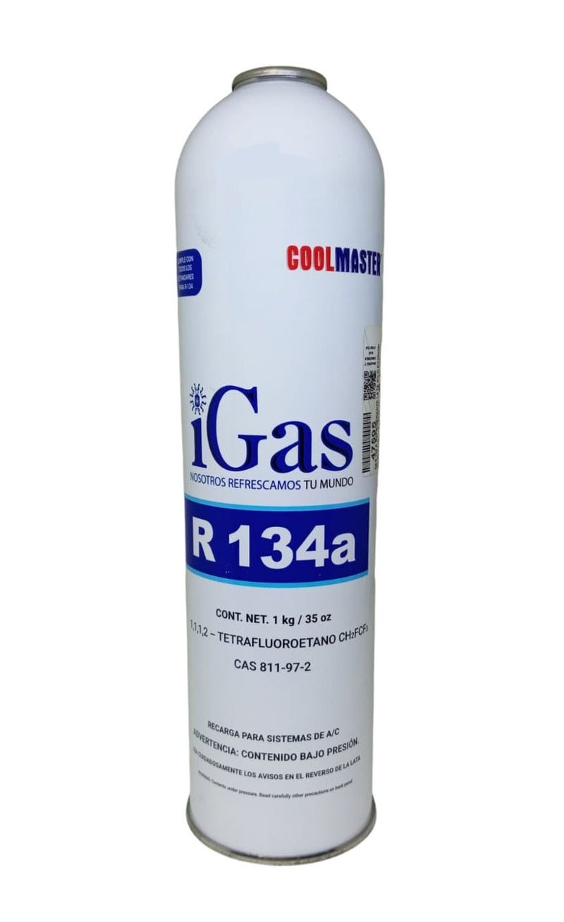 Gas Refrigerante R134a lata 1 kg economico