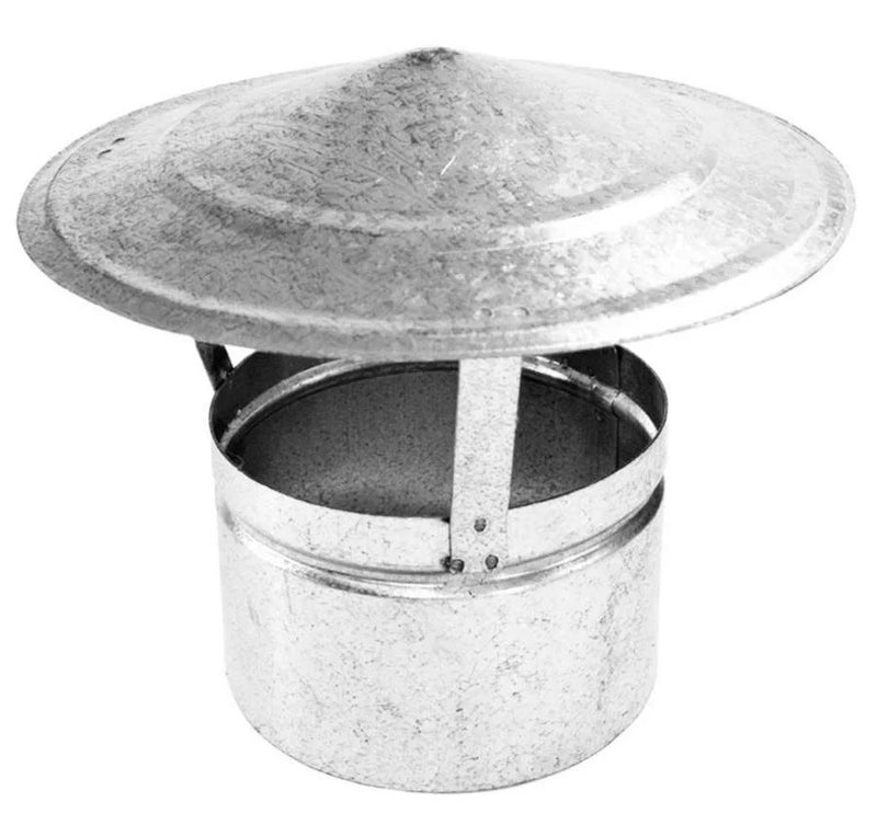 Chimenea 3" galvanizada para Boiler