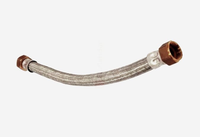 Manguera acero inoxidable 3/4 X 3/4 para Boiler