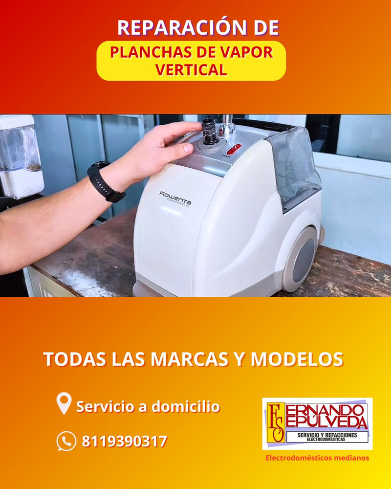 Reparación de Planchas de Vapor Vertical