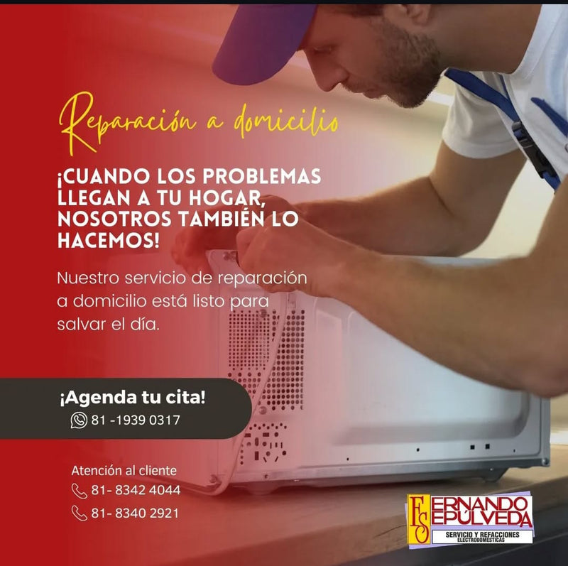 Reparación y Venta de Refacciones Secadora Mabe