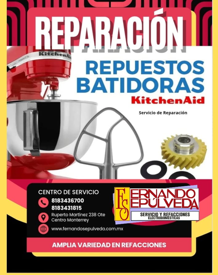 Reparación de Batidoras KitchenAid
