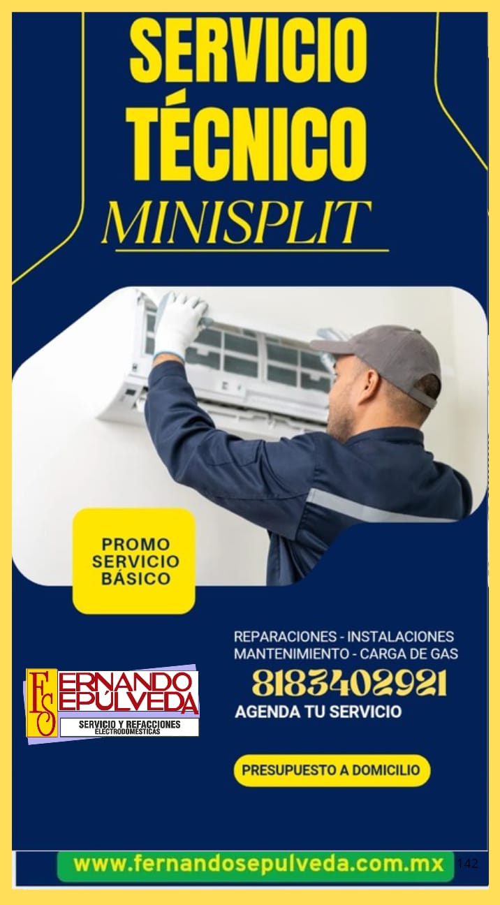 Servicio de Mantenimiento a Climas y Minisplit San Nicolas