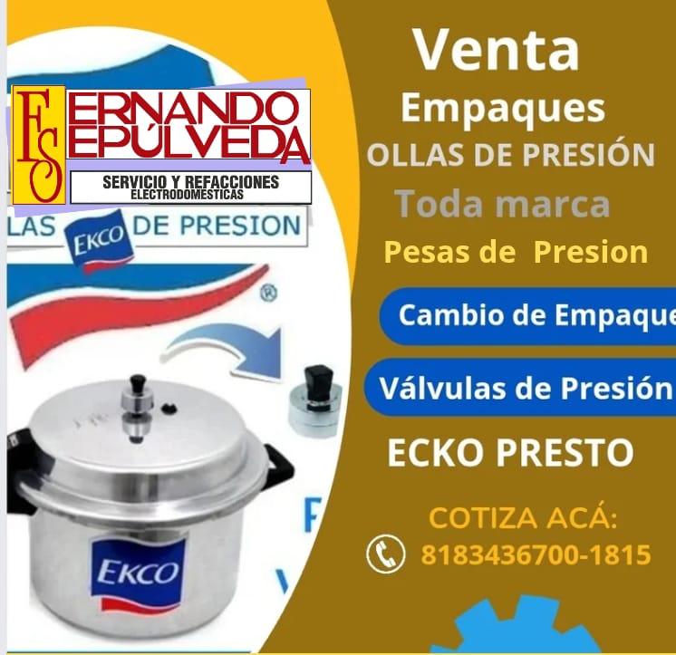Ollas de Presión Refacciones y Accesorios en San Nicolas