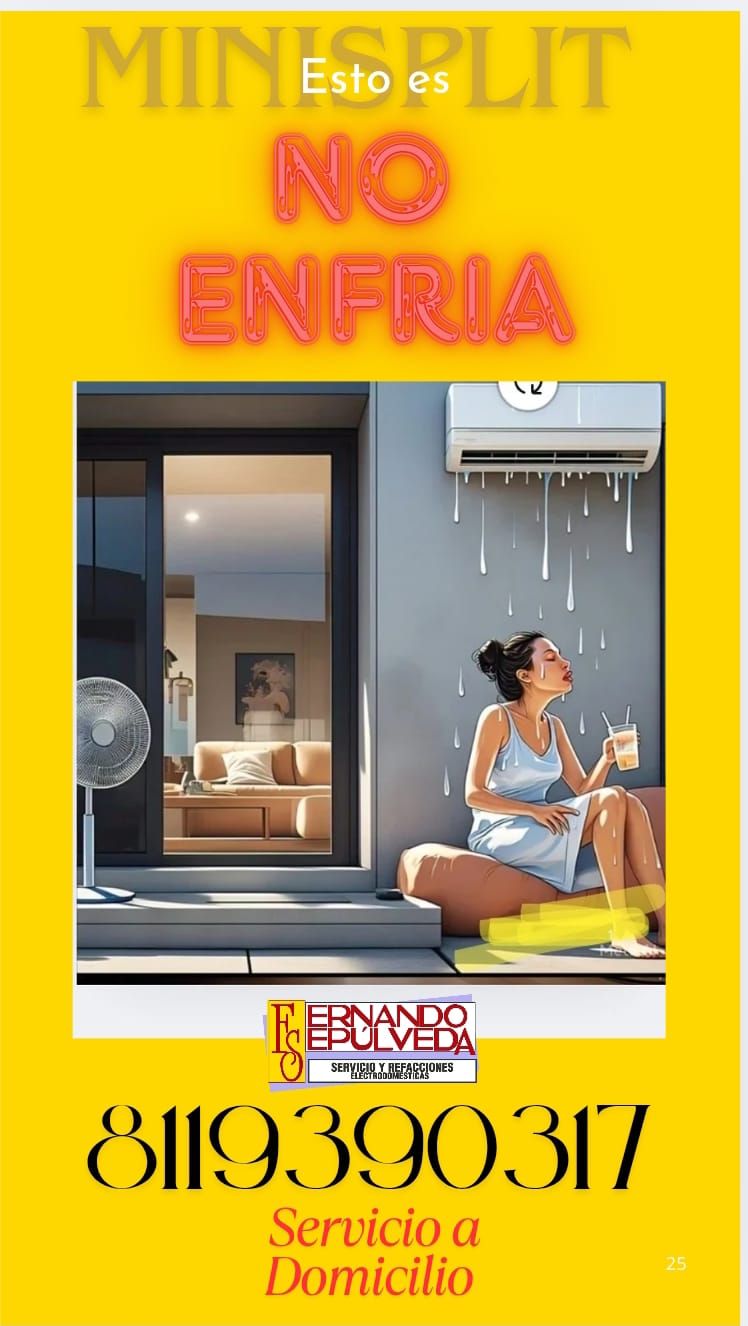 Servicio de Reparación y Mantenimiento Preventivo y Correctivo a Minisplit y Climas a Domicilio
