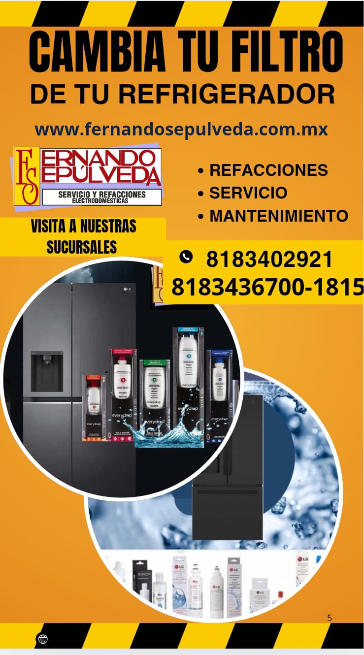 Refacciones de Refrigeradores Whirlpool