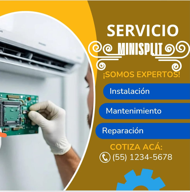 Servicio de mantenimiento a Minisplits
