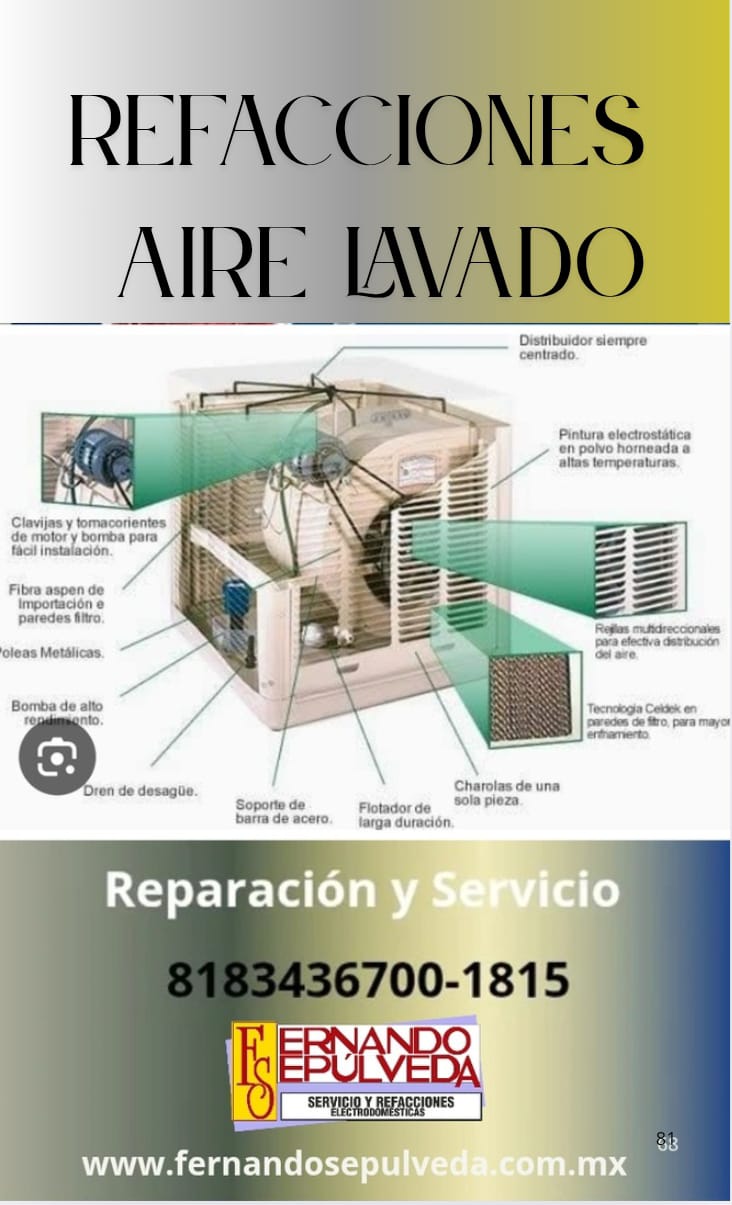 Refacciones de Aire Lavado Artic Circle