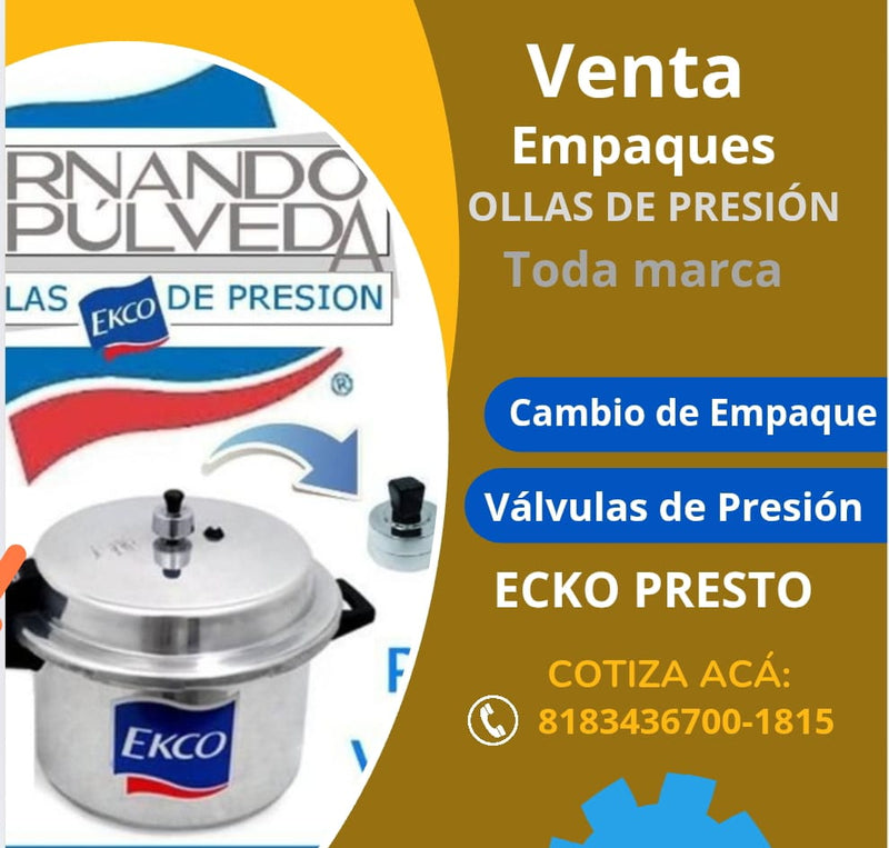 Refacciones de Ollas de Presion en Monterrey