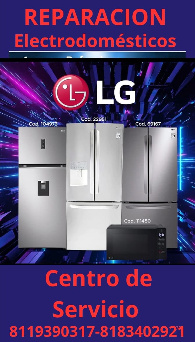 Refacciones de Refrigeradores LG