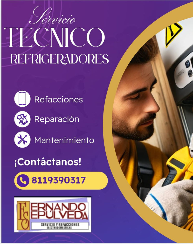 Refacciones de Refrigeradores 3 puertas