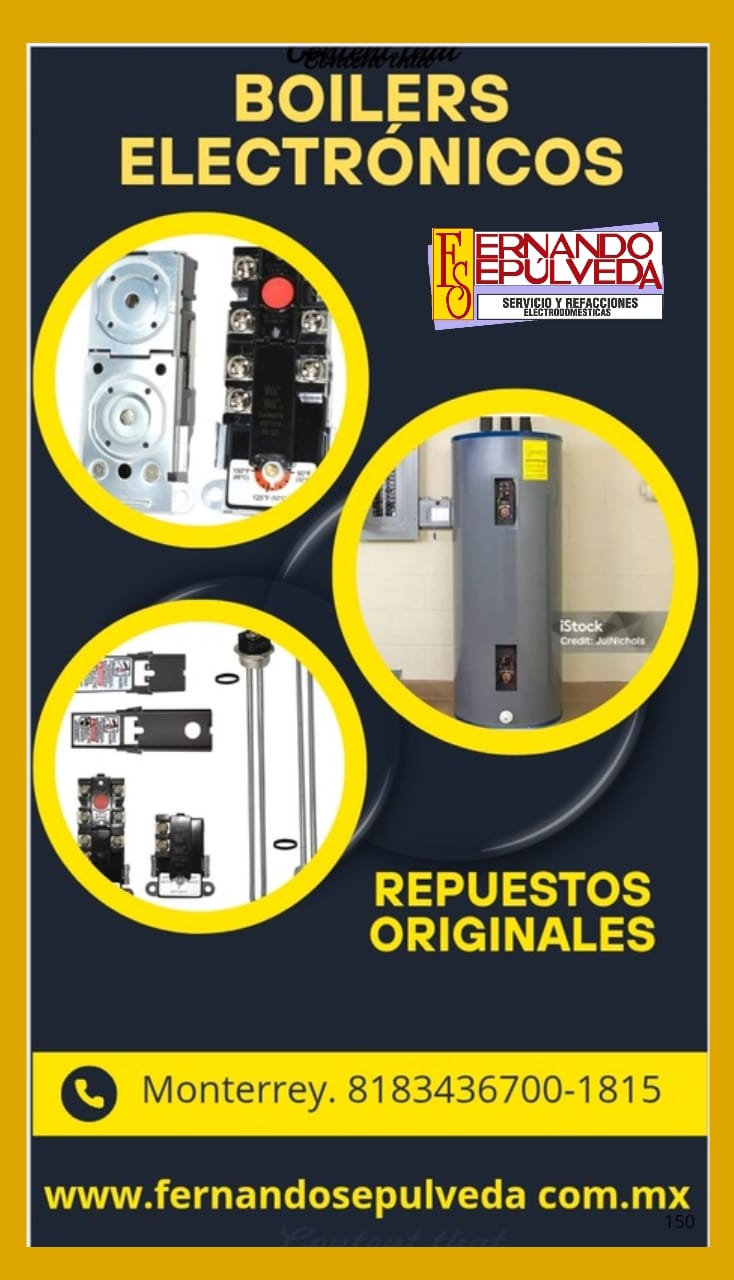 Refacciones Boiler Electrico