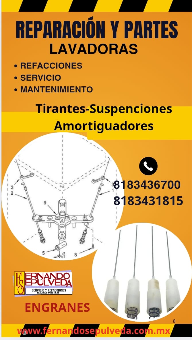 Reparaciones y Partes Originales de Lavadoras