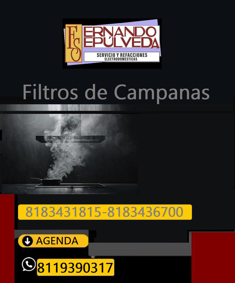 Filtros para Campanas de cocina