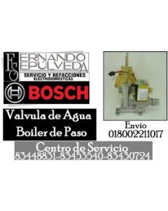Valvula agua boiler paso Bosch 8716487085 clave 5725